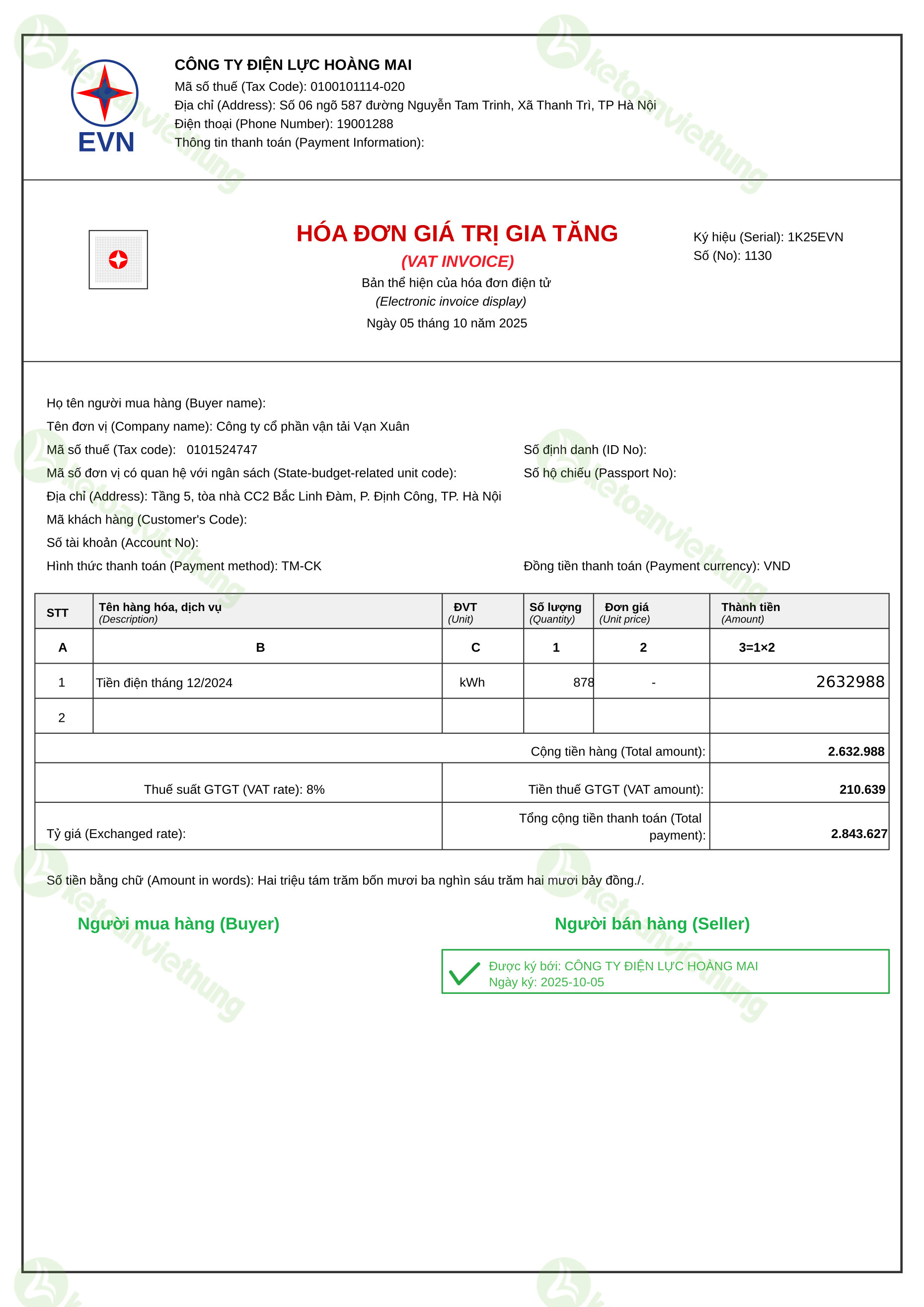 T6_1130_Hóa đơn tiền điện