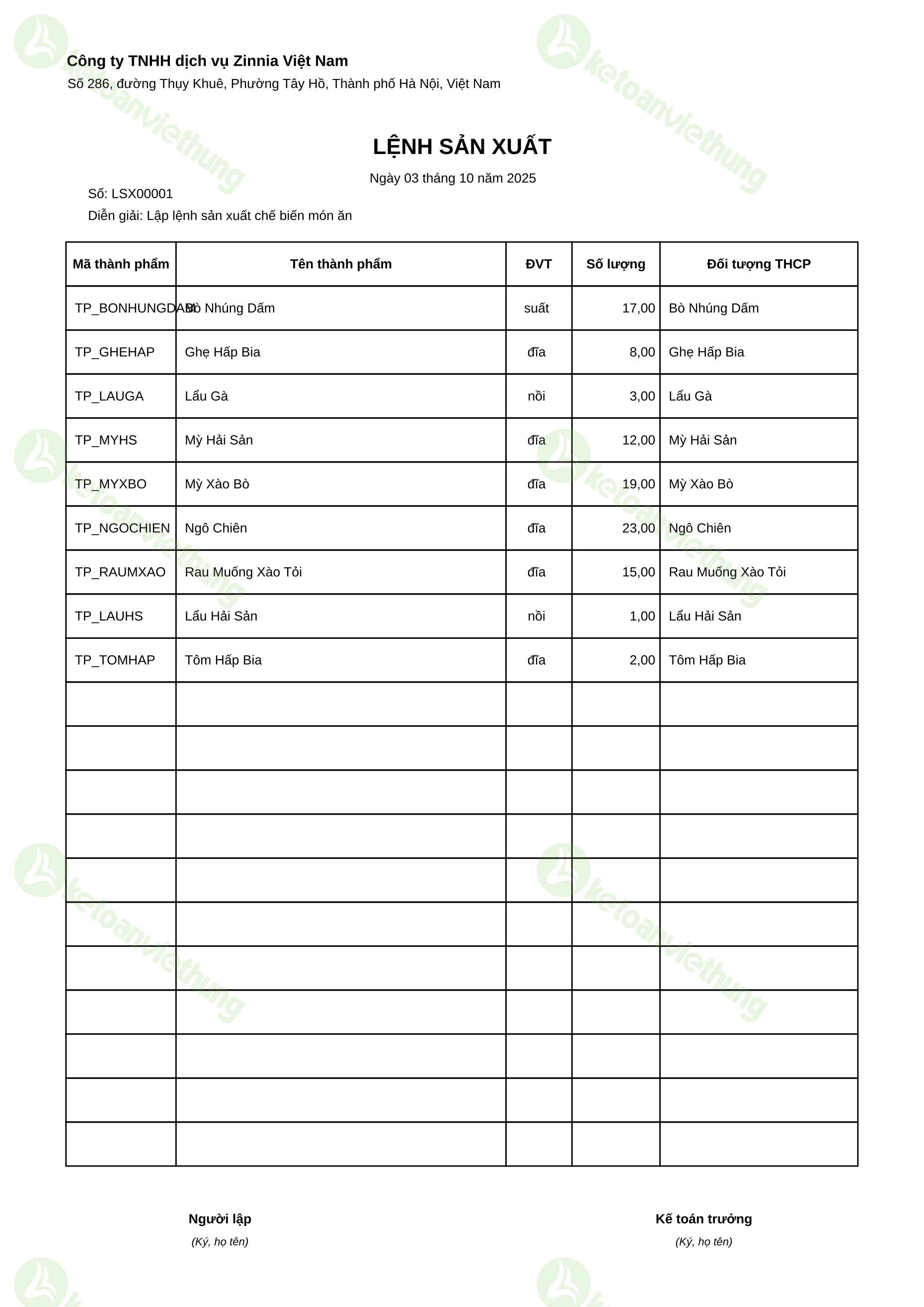 T22_LSX00001_Lệnh sản xuất