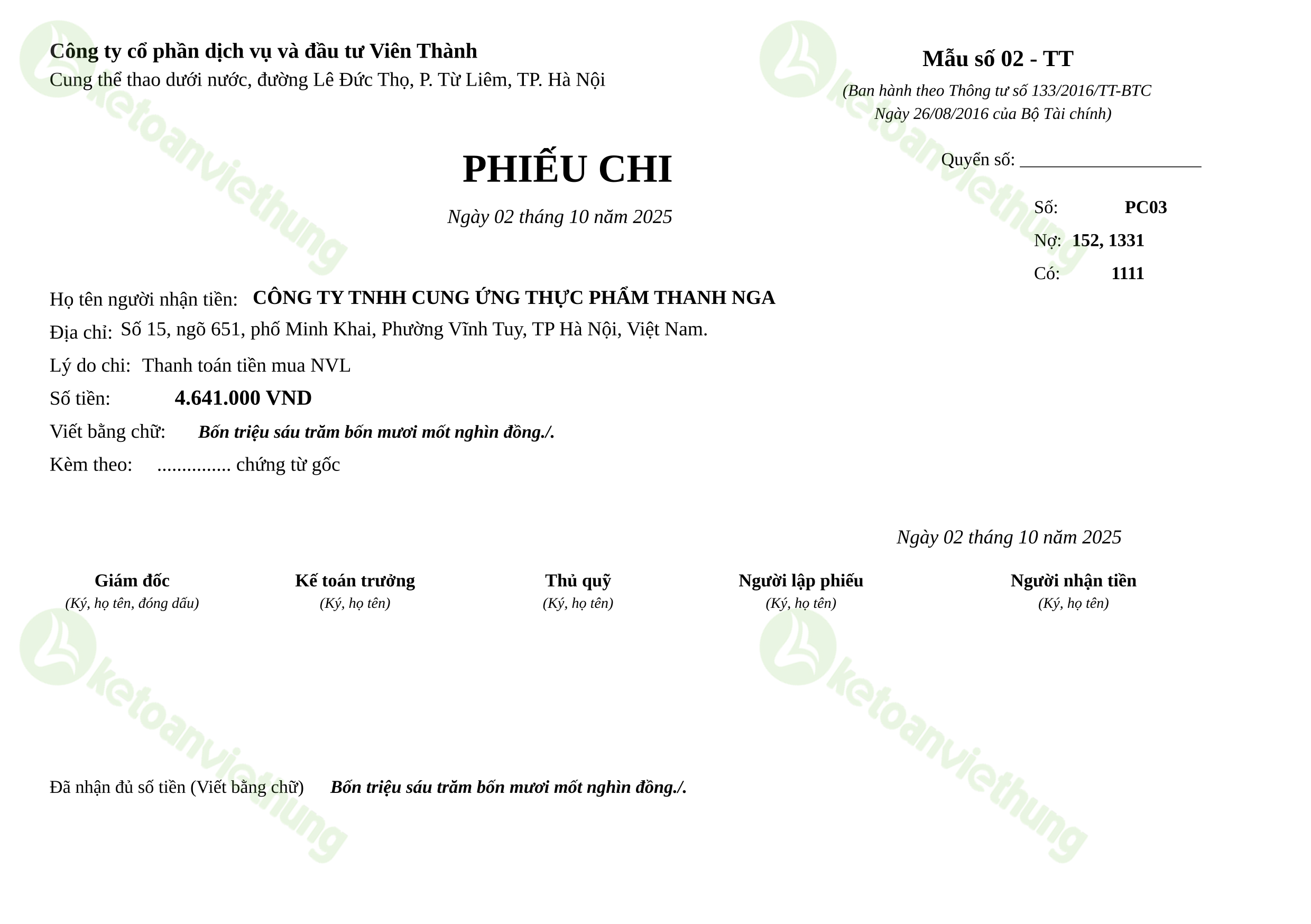 T20_PC03_Phiếu chi TT133