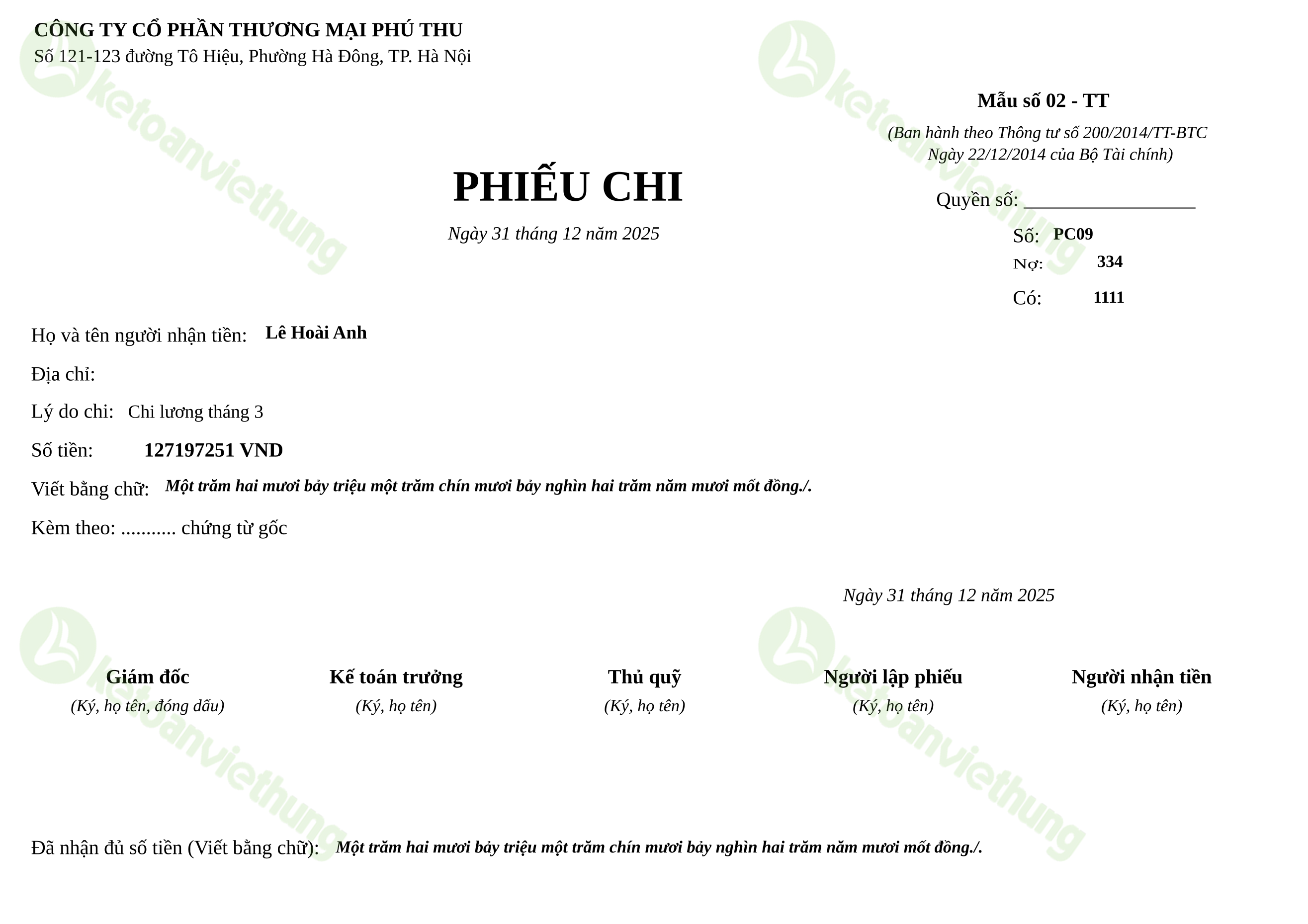 T130_PC09_Phiếu chi_TT200