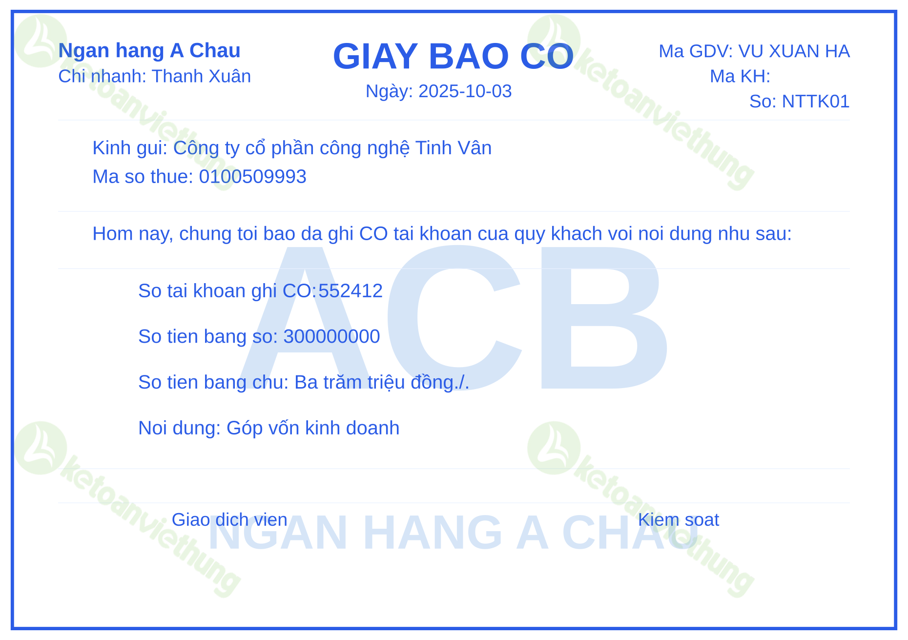 T3_NTTK01_Giấy báo có_ACB