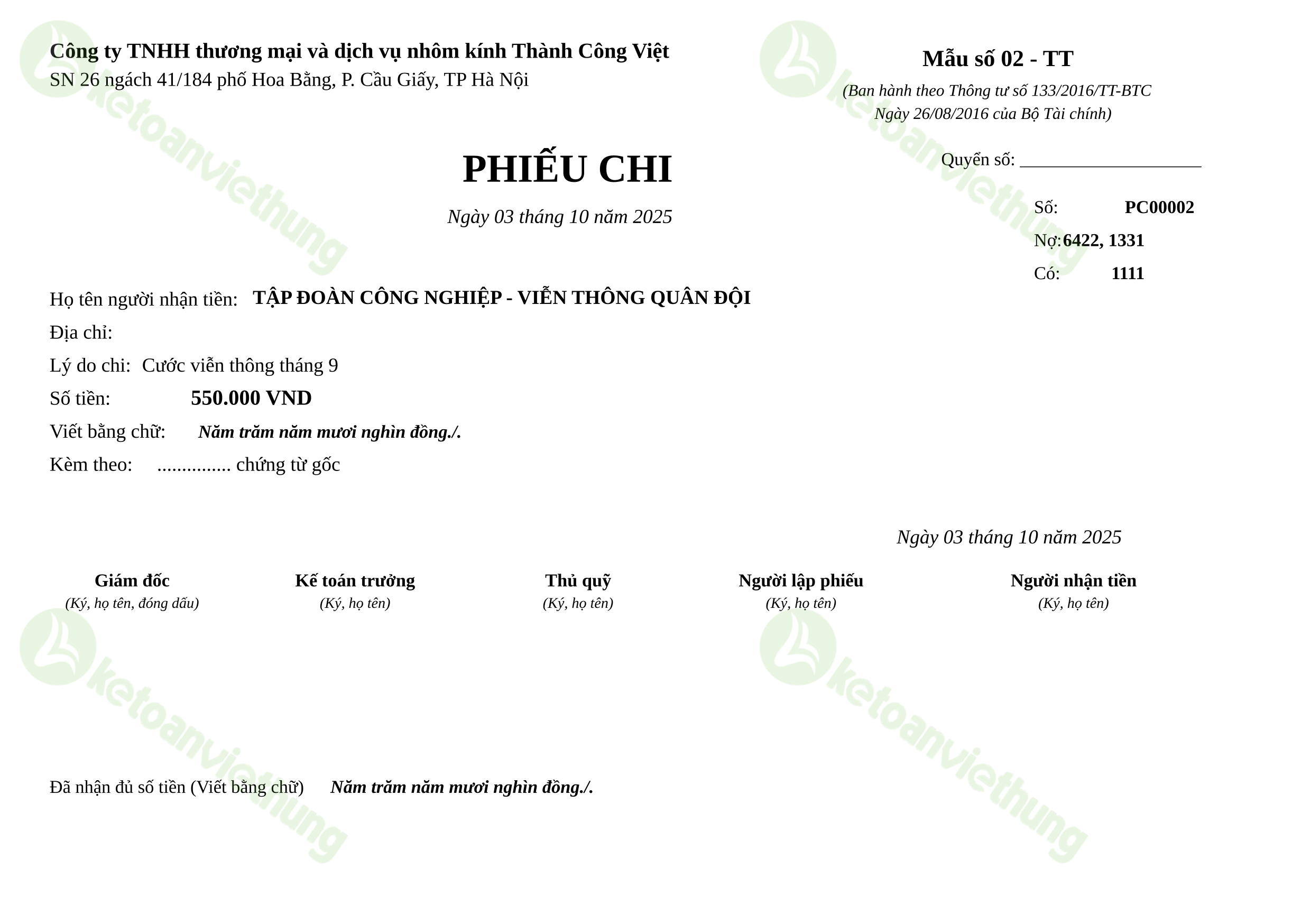 T4_PC00002_Phiếu chi TT133
