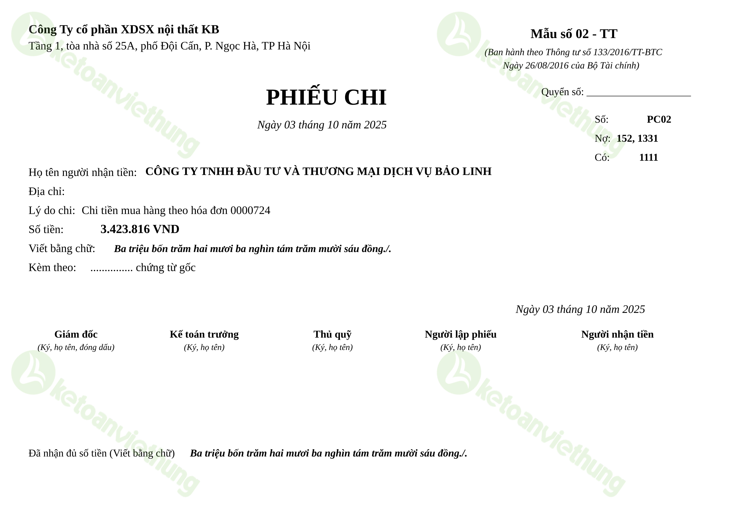 T5_PC02_Phiếu chi TT133