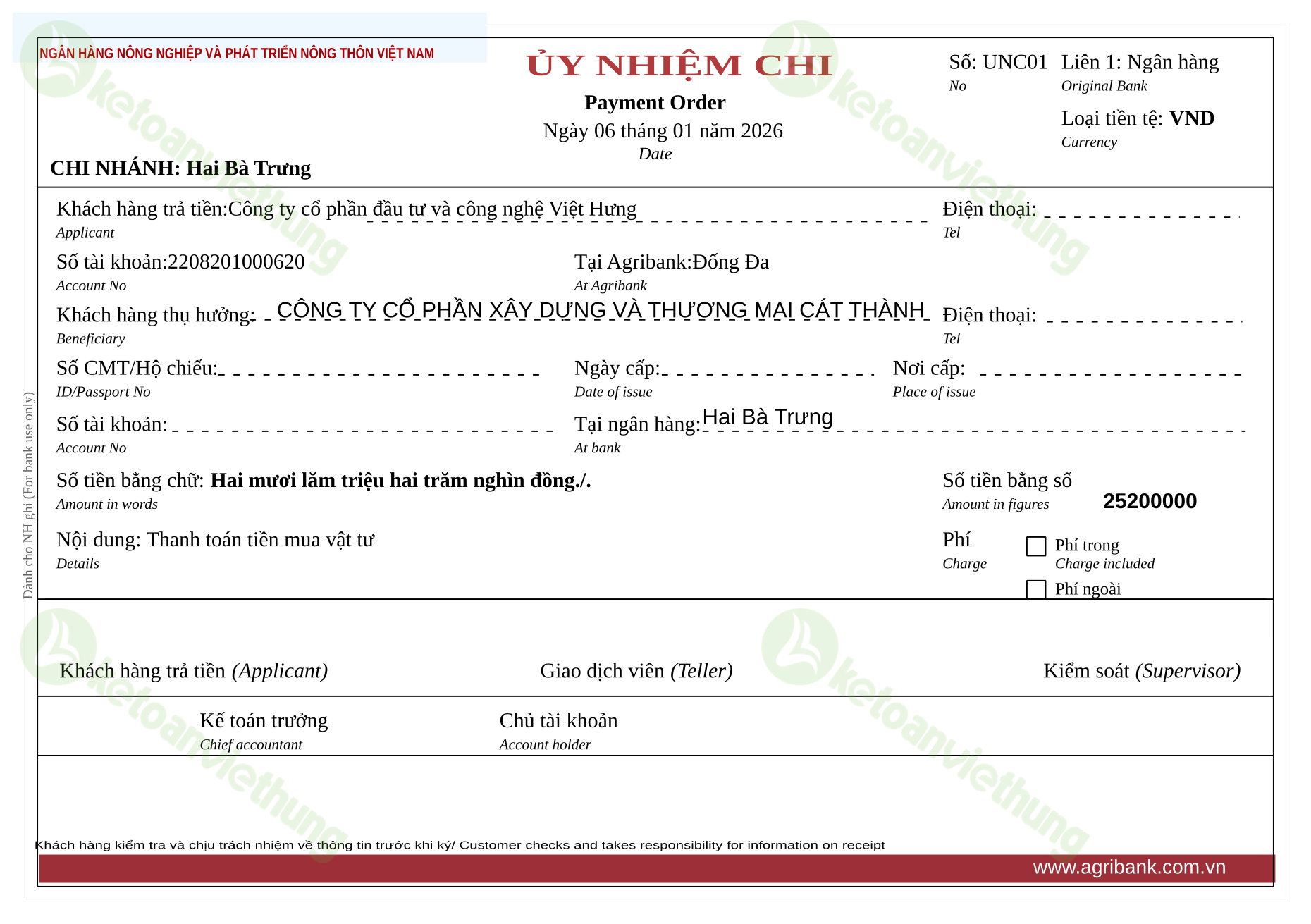 T5_UNC01_Ủy nhiệm chi