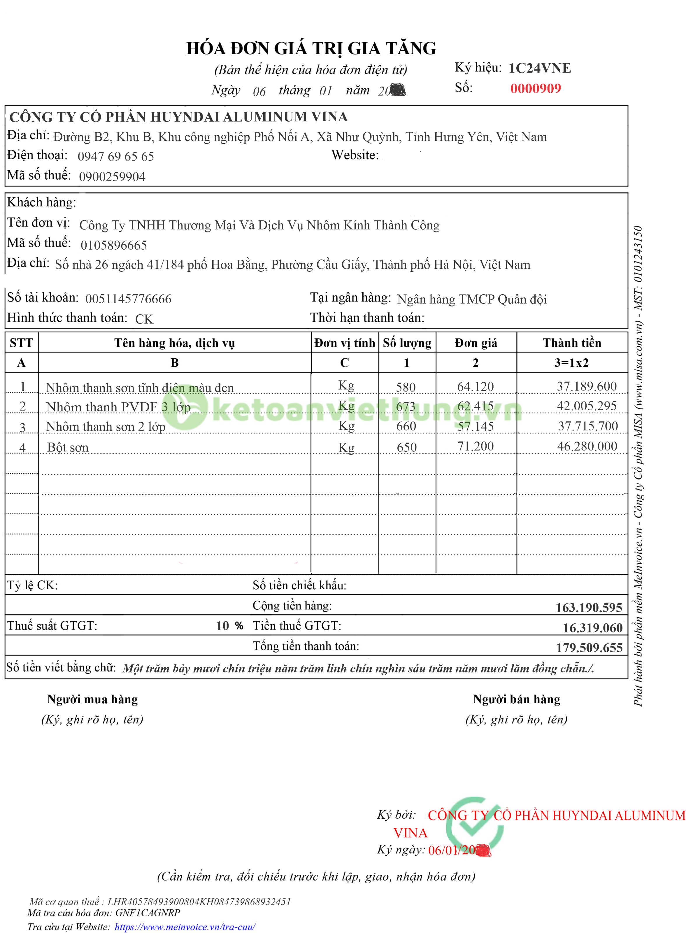 T33-P4 - HĐMV hàng hóa - 909